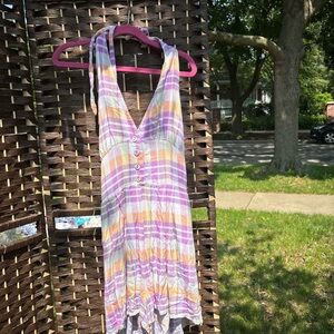 Urban Outfitters Multicolor Plaid Jumpsuit